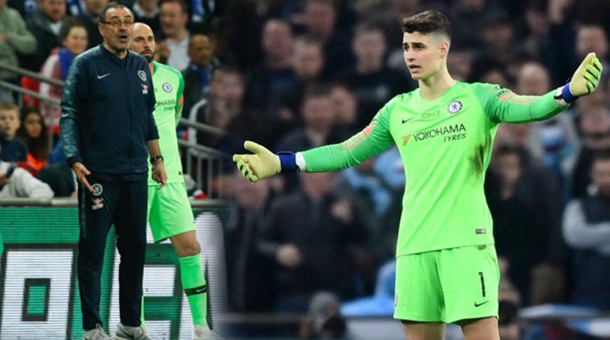 Kepa, Sarri'yi &ccedil;ıldırttı