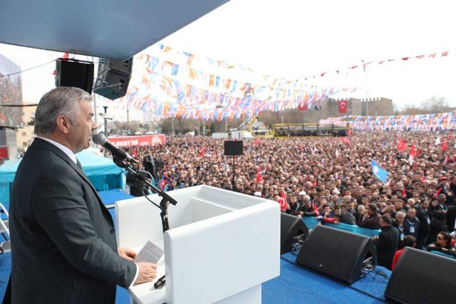 Başkan Çelik, Cumhurbaşkanımız Recep Tayyip Erdoğan’ın katılımıyla yapılan mitingde konuştu 1