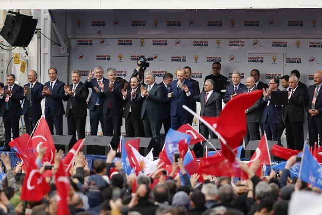 Başkan Çelik, Cumhurbaşkanımız Recep Tayyip Erdoğan’ın katılımıyla yapılan mitingde konuştu 3