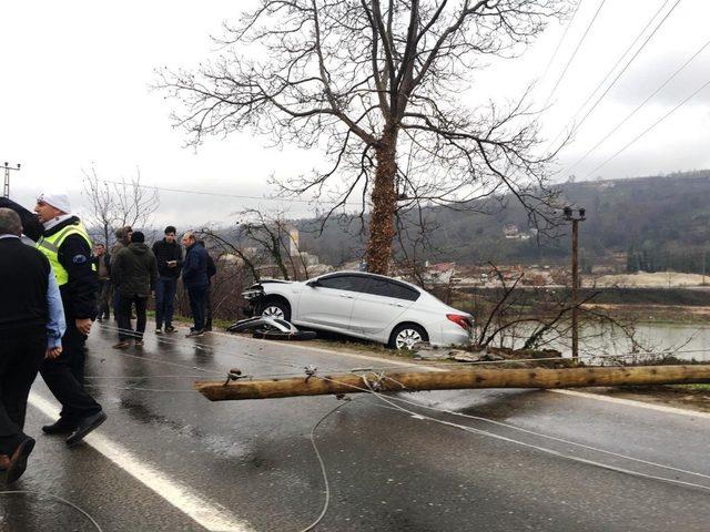 Fatsa’da trafik kazası: 1 yaralı