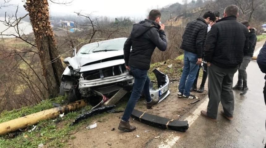 Fatsa&rsquo;da trafik kazası: 1 yaralı