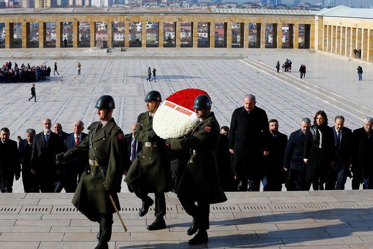TBMM Başkanı Şentop Anıtkabir'i ziyaret etti G5