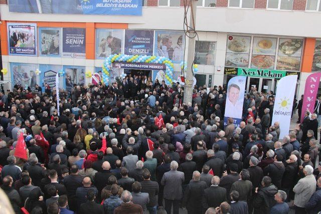 Ümit Bahtiyar seçim bürosunu coşkuyla açtı