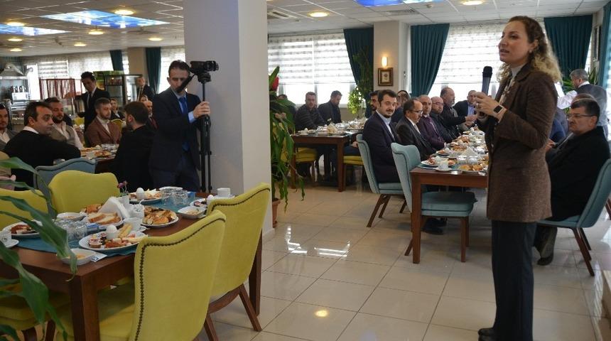 D&uuml;zce &Uuml;niversitesi DTSO &uuml;yelerini ağırladı