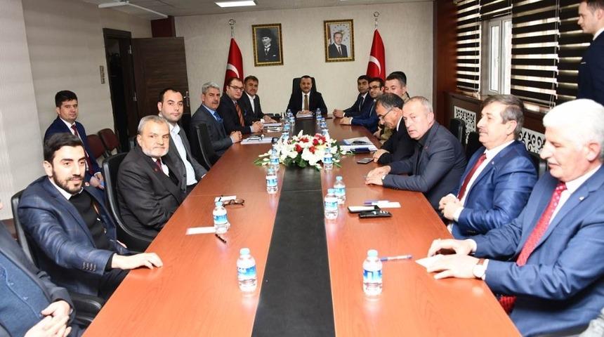 G&uuml;m&uuml;şhane&rsquo;de se&ccedil;im g&uuml;venliği toplantısı yapıldı