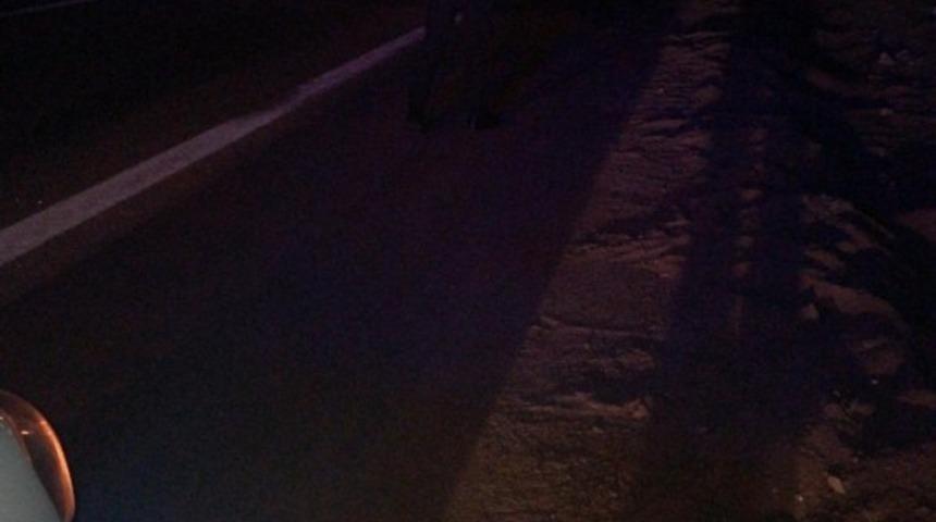 Otoyolda otomobilin &ccedil;arptığı Karayolları iş&ccedil;isi hayatını kaybetti