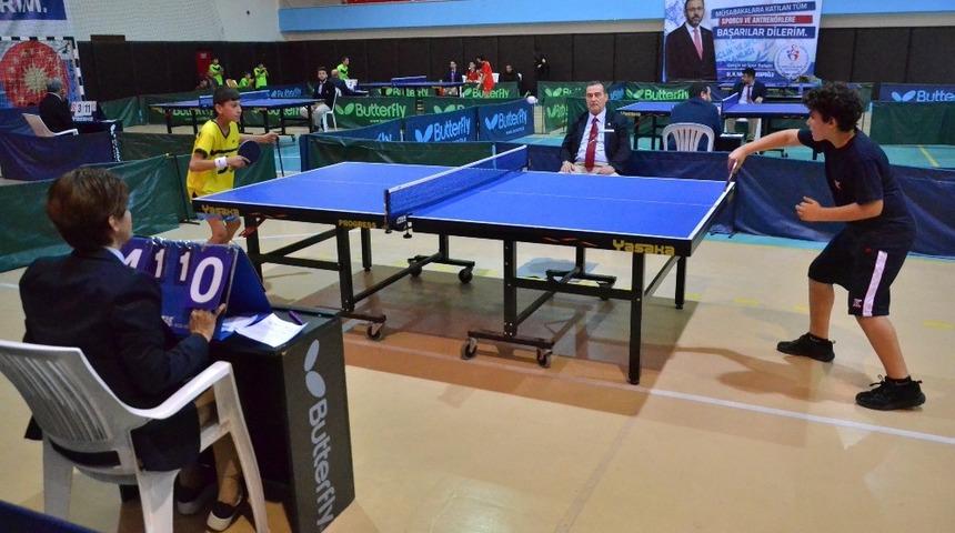 Adana&rsquo;da Okullararası Yıldızlar Masa Tenisi İl Birinciliği