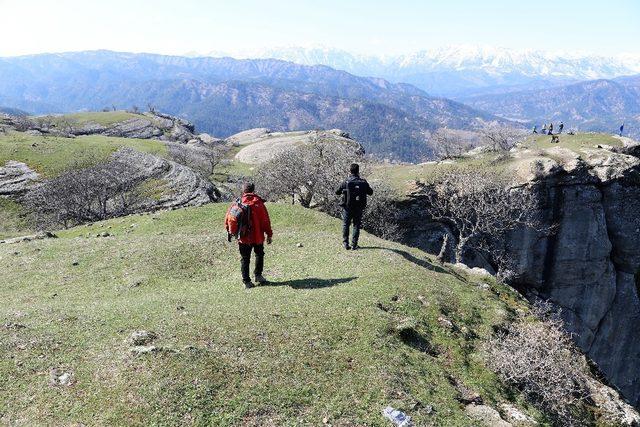 Güredil Kalesi havadan görüntülendi