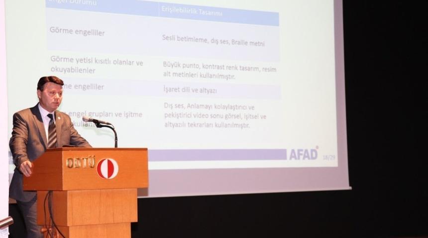 ODT&Uuml;&rsquo;de &rsquo;Afetlere Karşı Engelleri Birlikte Aşalım&rsquo; projesi sunuldu