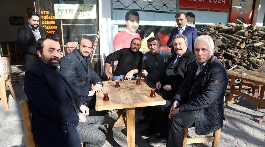 Başkan Palancıoğlu Hunat Esnafıyla