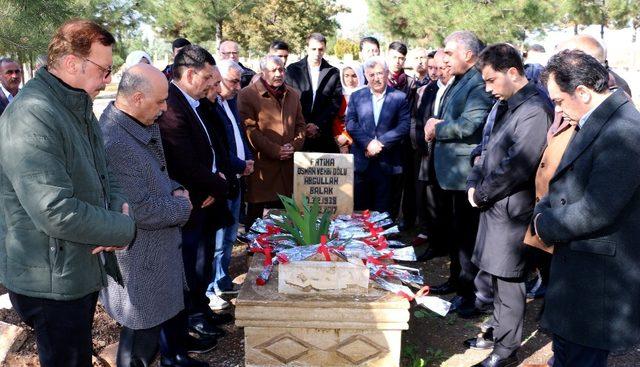 Abdullah Balak mezarı başında anıldı