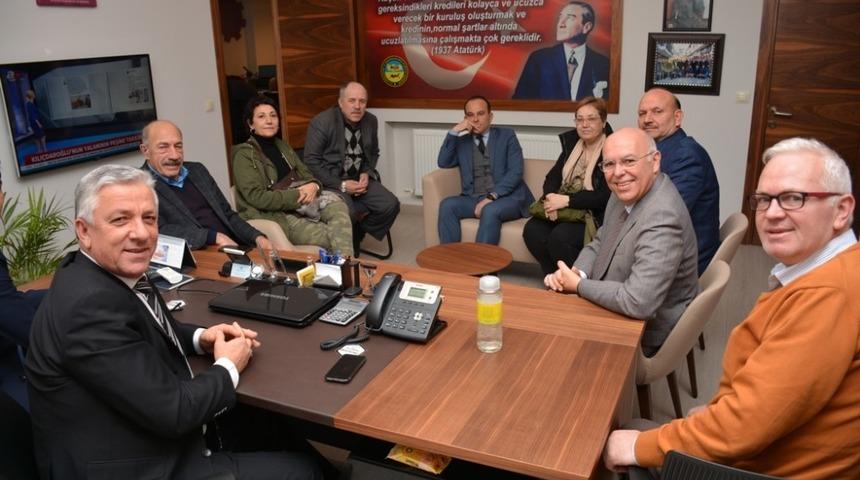 Eşkinat, Esnaf ve Sanatkarlar Kooperatifi ile bir araya geldi