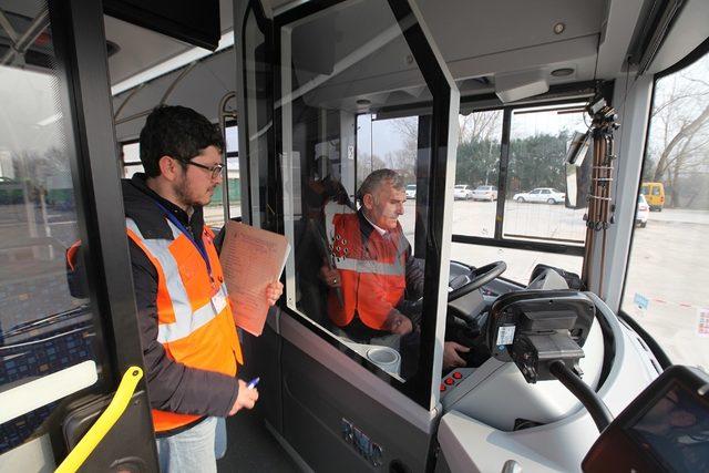 Toplu taşıma otobüs şoförü mesleki yeterlilik belgesi sınavları devam ediyor