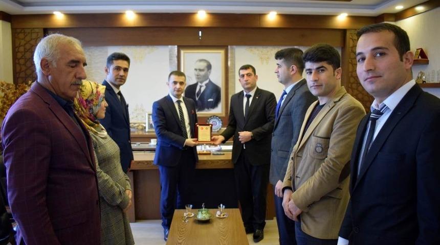 Şehit Gazi Birlik-Sen&rsquo;den Kaymakam Bilici&rsquo;ye Ziyaret