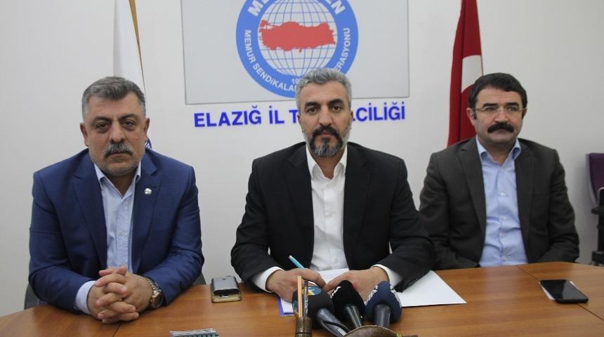 Elazığ&rsquo;da Memur-Sen&rsquo;den Mısır&rsquo;daki idamlara tepki
