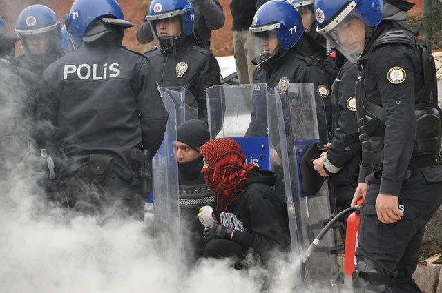 Kırıkkale'de, polisten 'toplumsal olaylara müdahale' tatbikatı