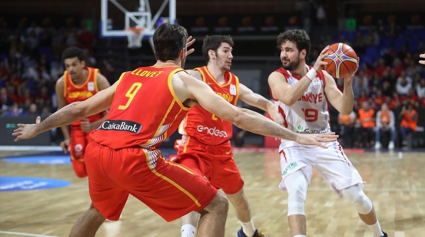 İspanya 74 - 58 T&uuml;rkiye (2019 FIBA D&uuml;nya Kupası Avrupa Elemeleri)