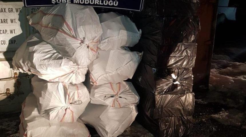 Van&rsquo;da 13 bin 500 paket ka&ccedil;ak sigara ele ge&ccedil;irildi