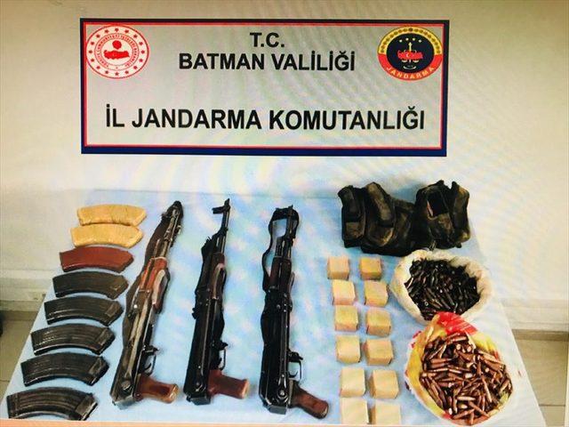 Batman'da silah ve mühimmat ele geçirildi