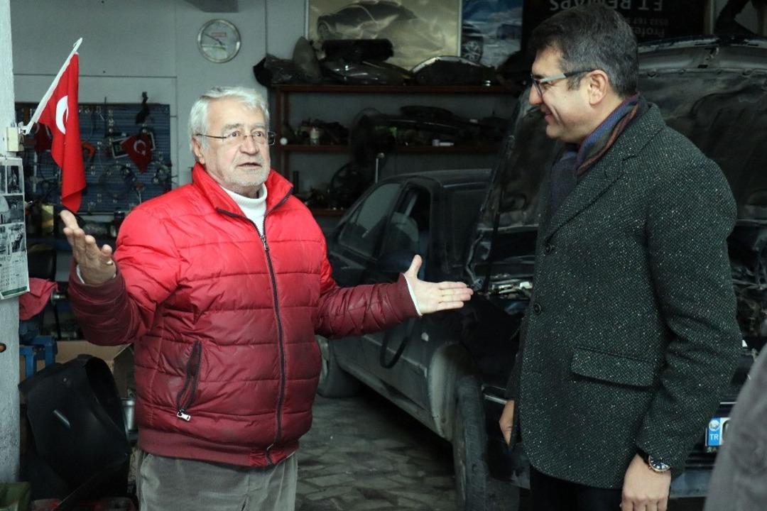 Konacık sanayi esnafından Mehmet Tosun&rsquo;a b&uuml;y&uuml;k ilgi