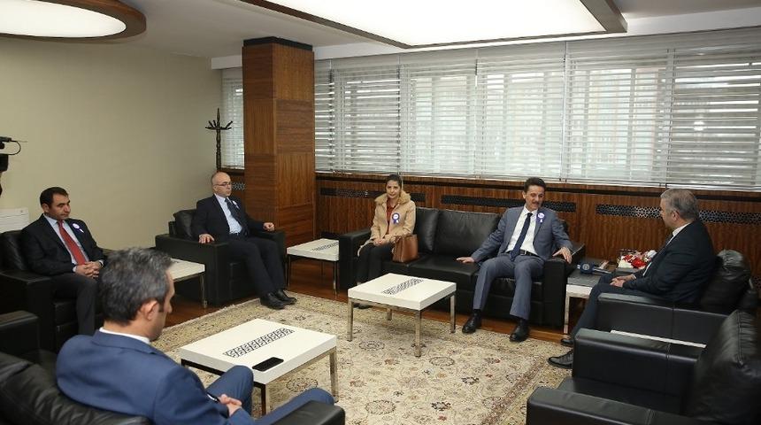 Başkan &Ccedil;elik, Vergi Haftası nedeniyle Kayseri Vergi Dairesi Başkanı G&uuml;n&ccedil;avdı ile g&ouml;r&uuml;şt&uuml;