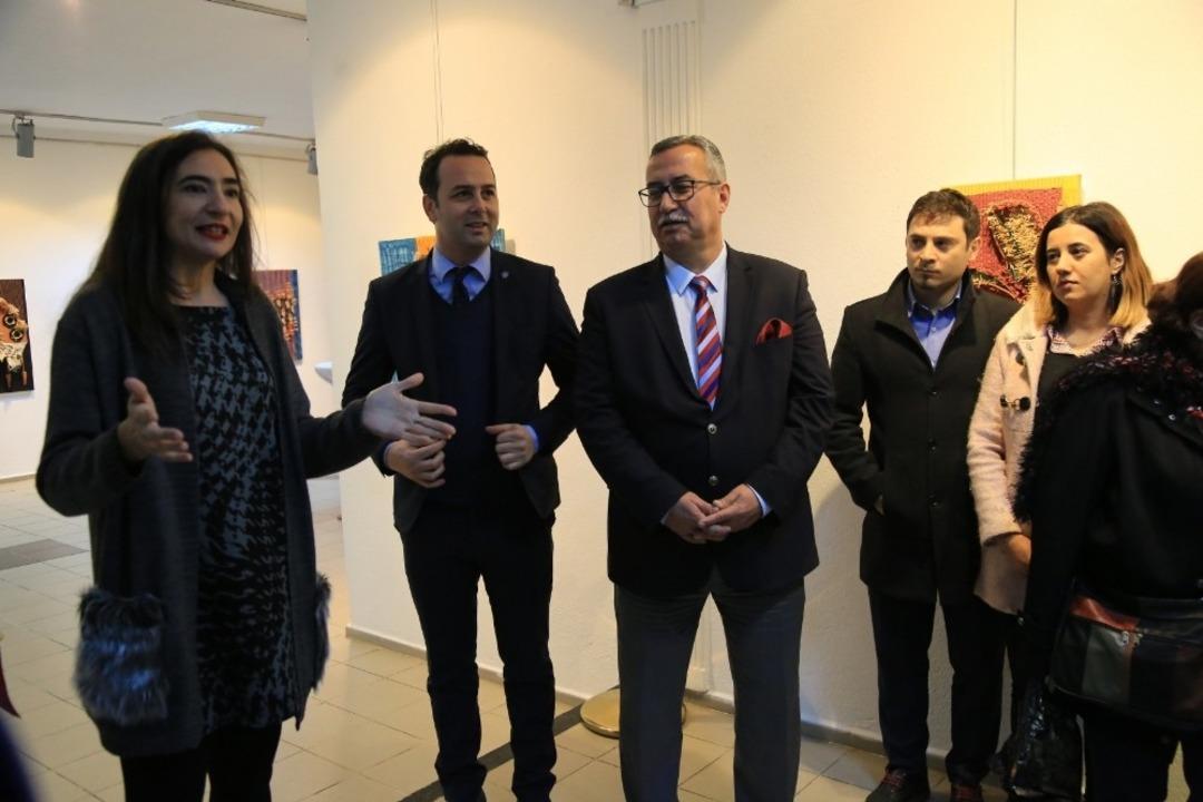 Aydın B&uuml;y&uuml;kşehir&rsquo;den "Anadolu&rsquo;dan El Sanatı Resim Sergisi"