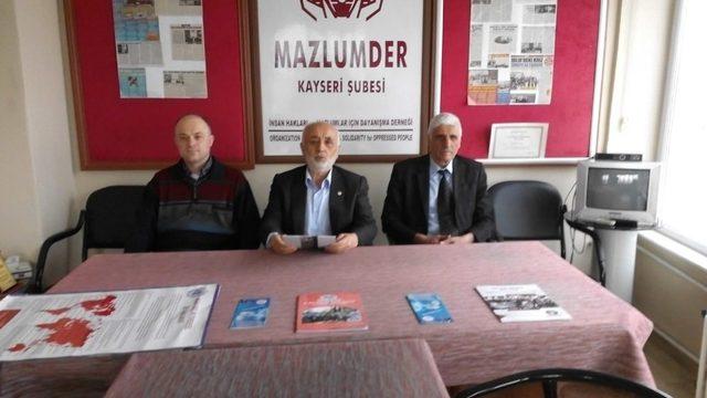 MAZLUMDER Şube Başkanı Taş: Hocalı Katliamı’nın hesabı 27 yıldır sorulmadı