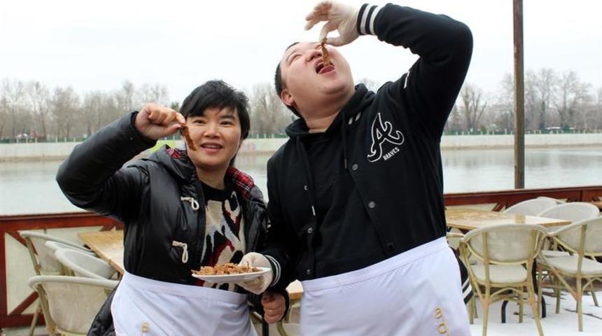 &Ccedil;inli turizmciler tava ciğere hayran kaldı