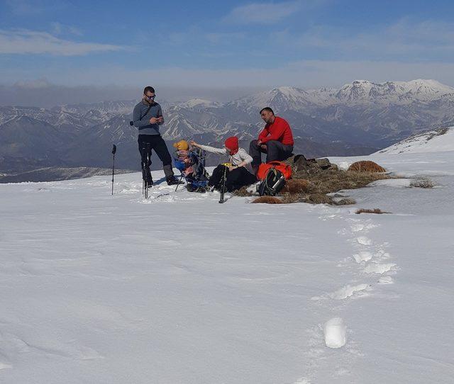 Dağcılar, Akdağ’a tırmandı