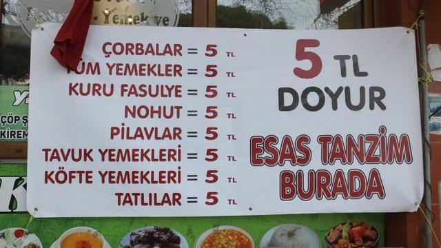 Balıkesirli lokantacı tanzim satış başlattı, bütün yemekler 5 liraya indi