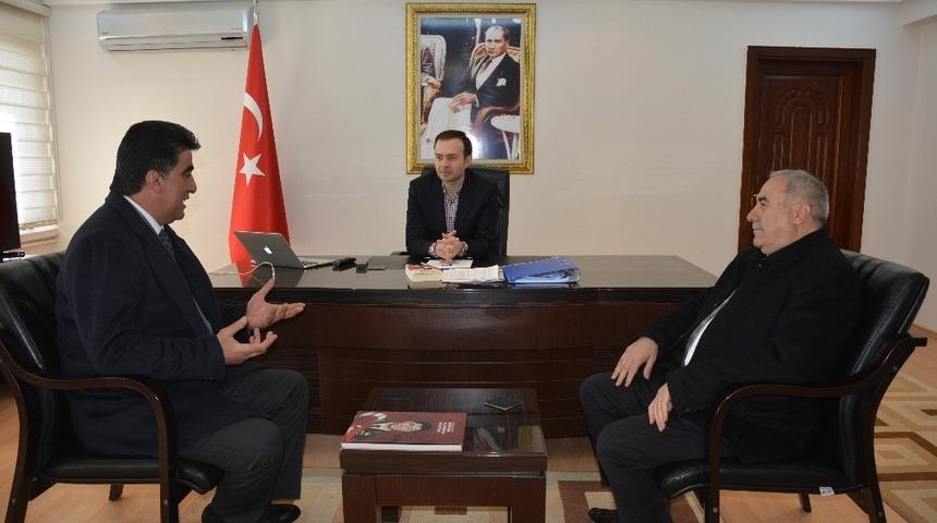 Başkan Yılmaz, Kaymakam Karaca&rsquo;yı makamında ziyaret etti