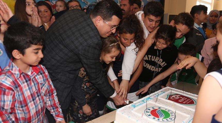 Kepez’in çocuklarına doğum günü kutlaması