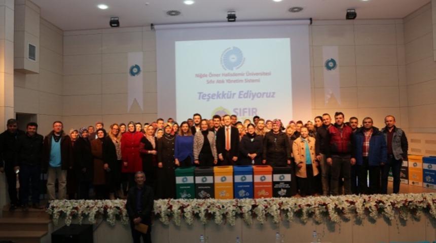 Üniversitede“Sıfır Atık Projesi” Eğitimlerine başlandı