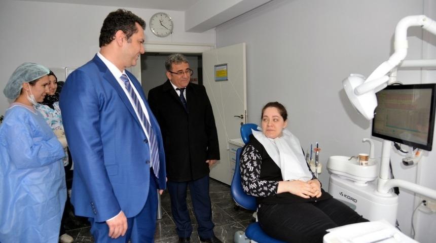 B&ouml;lge halkı Ağız ve Diş Sağlığı Emek Semt Polikliniği&rsquo;nden memnun