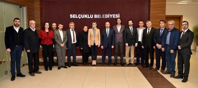 MHP Selçuklu İlçe Teşkilatından Başkan Pekyatırmacı’ya ziyaret