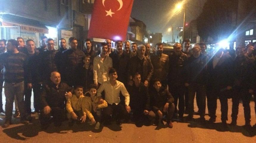 Başkan Alemdar, asker uğurlamasına katıldı