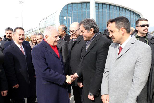 Binali Yıldırım'a memleketinde yoğun ilgi