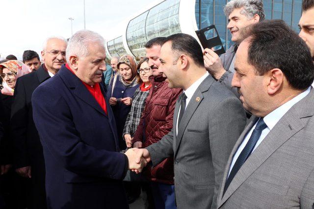 Binali Yıldırım'a memleketinde yoğun ilgi