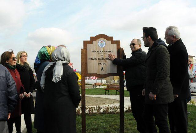 Kerç Boğazı’ndaki yangında ölen iki denizcinin adı Yalova’da parka verildi