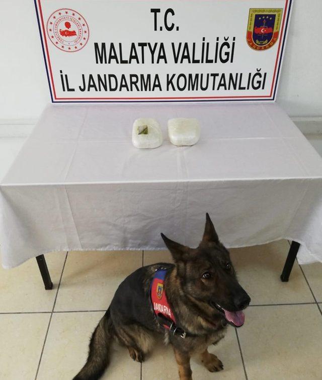 Malatya'da, 1 kilo 230 gram esrara 1 tutuklama