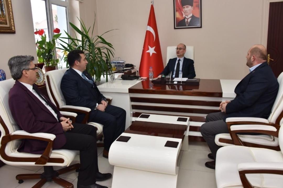 Başkan Bakıcı ve yeni d&ouml;nem meclis &uuml;yesi adaylarından kurum ziyaretleri