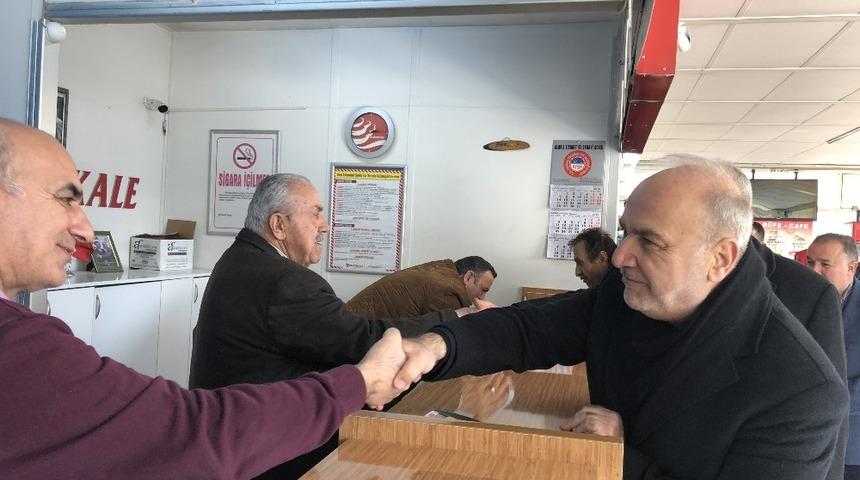 Uzun&rsquo;a esnaftan ve vatandaşlardan sevgi seli