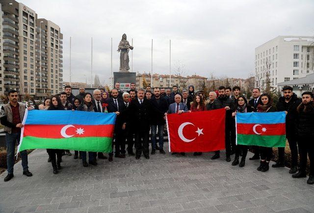 Talas’ta Hocalı Şehitleri Unutulmadı