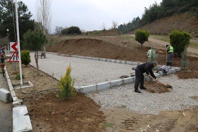 Turgutlu Belediyesinden yeşillendirme çalışması