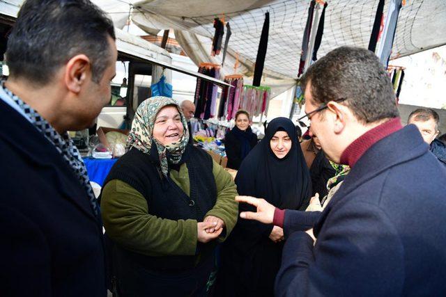 İmamoğlu seçim çalışmalarına Üsküdar'da devam etti