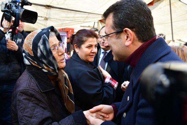 İmamoğlu seçim çalışmalarına Üsküdar'da devam etti