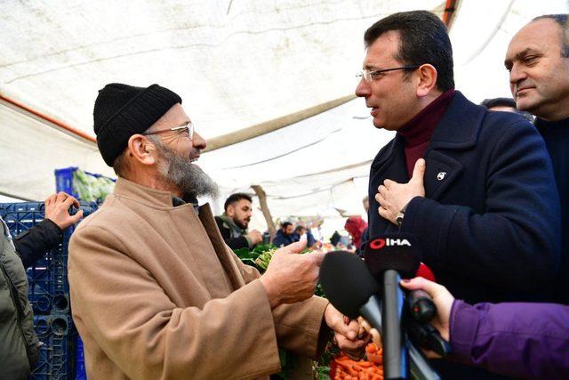 İmamoğlu seçim çalışmalarına Üsküdar'da devam etti