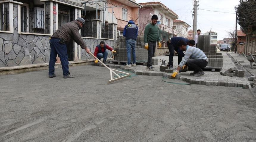 Ergene&rsquo;de yol &ccedil;alışmaları s&uuml;r&uuml;yor