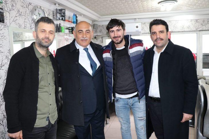 Şahin’e esnaflardan sıcak ilgi G1