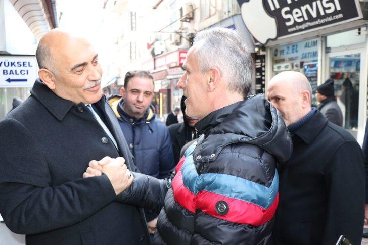 Şahin’e esnaflardan sıcak ilgi G2